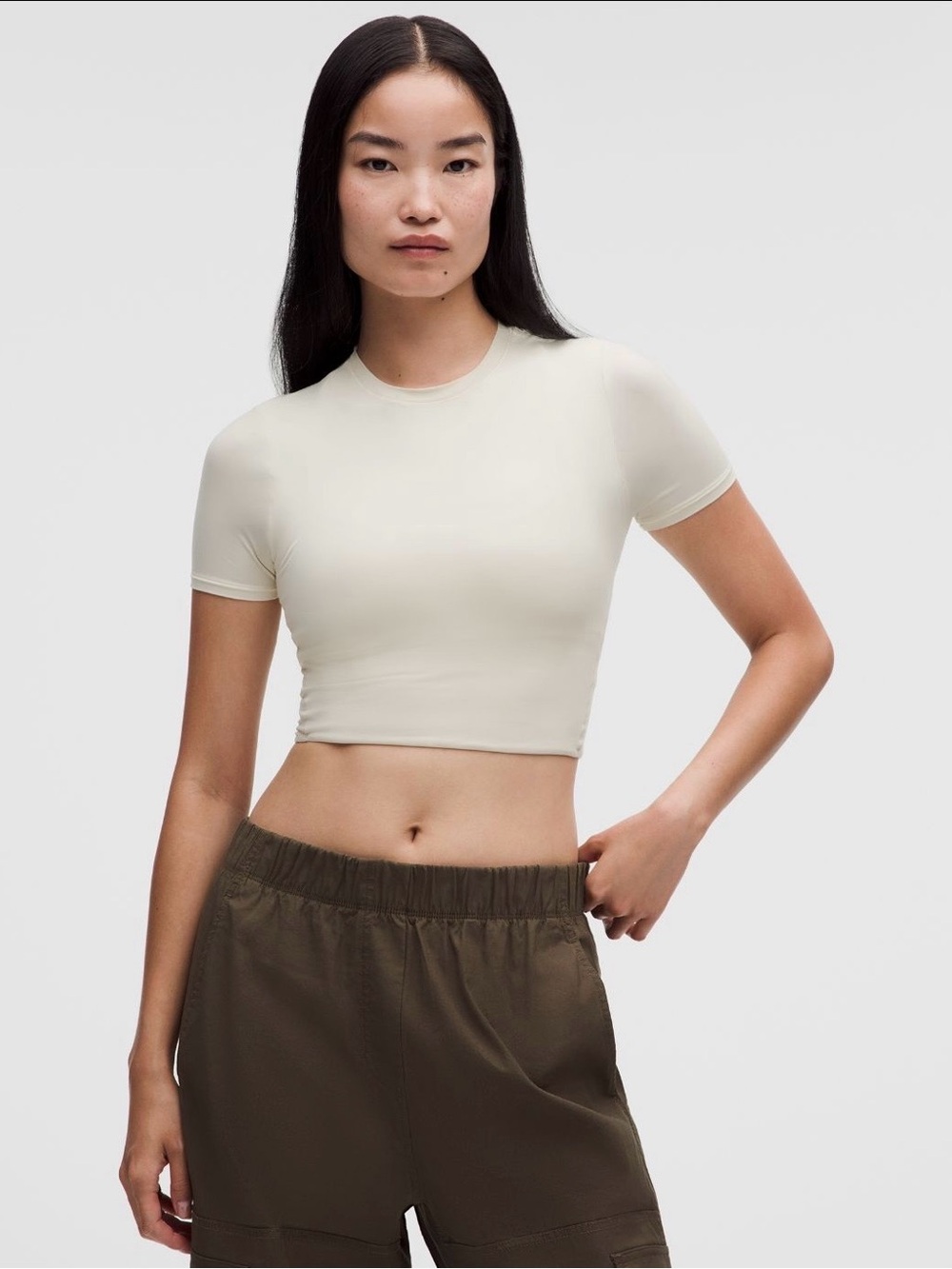Wundermost Ultra-Soft Nulu Crewneck
Cropped T-Shirt